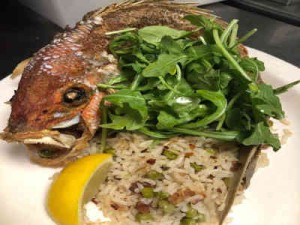 Enjoy our Baked Red Snapper